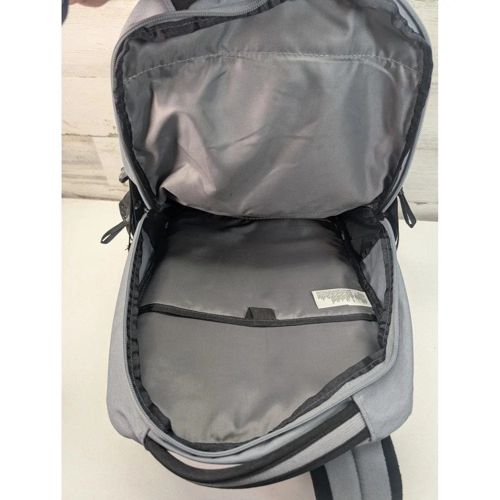 The North Face Dyno Backpack Gray‎ Black School Laptop Daypack
